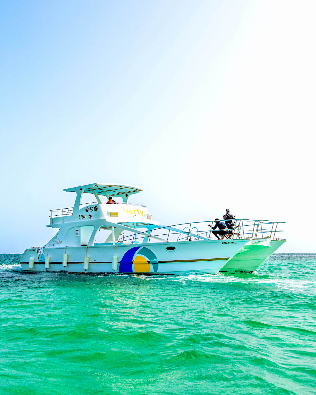 Private Party Boat - Full Experience, Natural Pool & Open Bar in Punta Cana