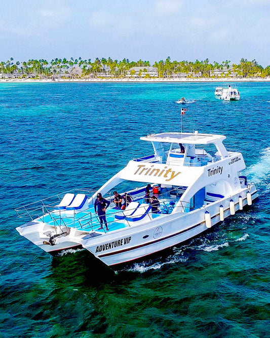 Party Boat with Snorkeling, Natural Pool & Open Bar in Punta Cana